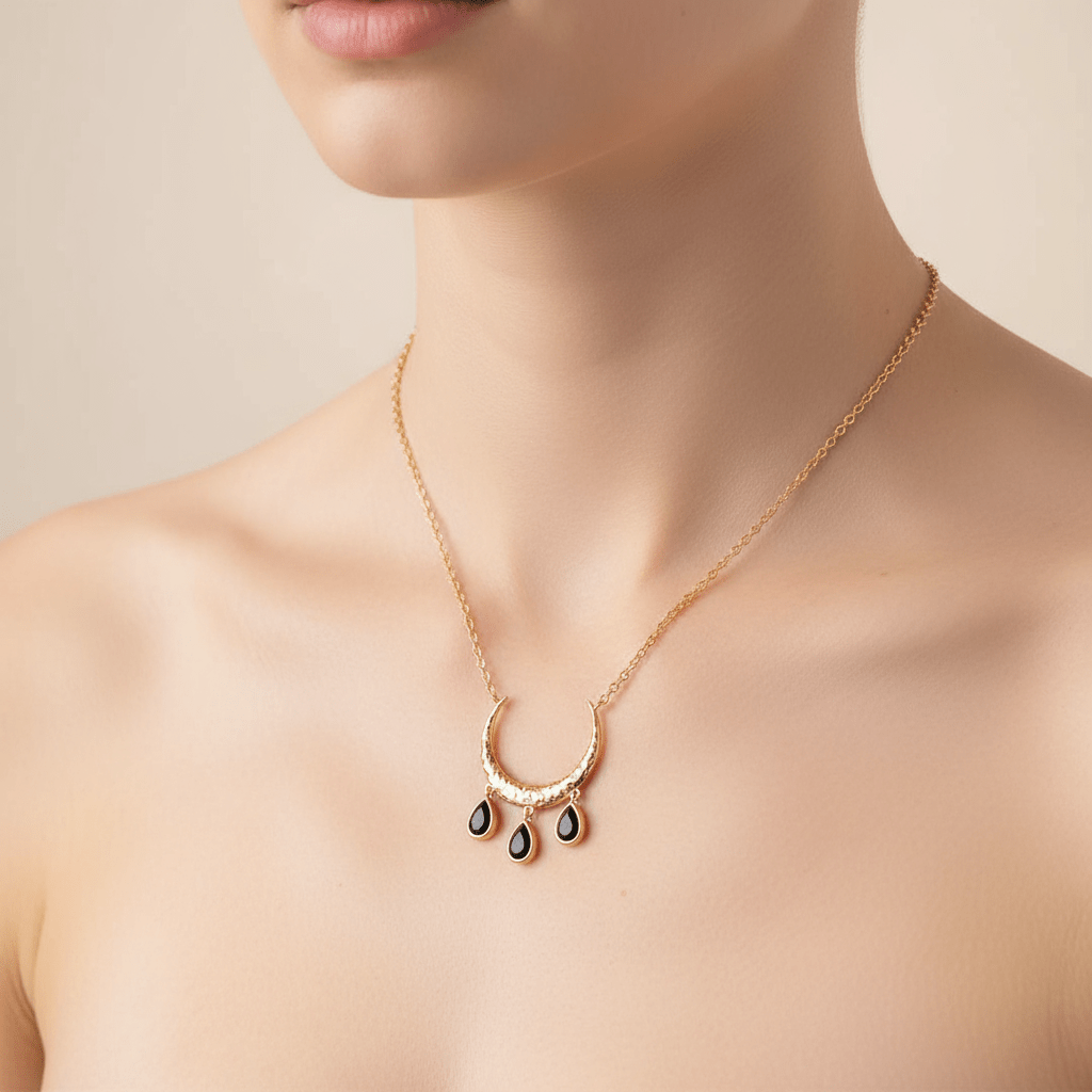 "Pendant of Abundant Blessings" Black Onyx by Kristina Bazan by Natkina