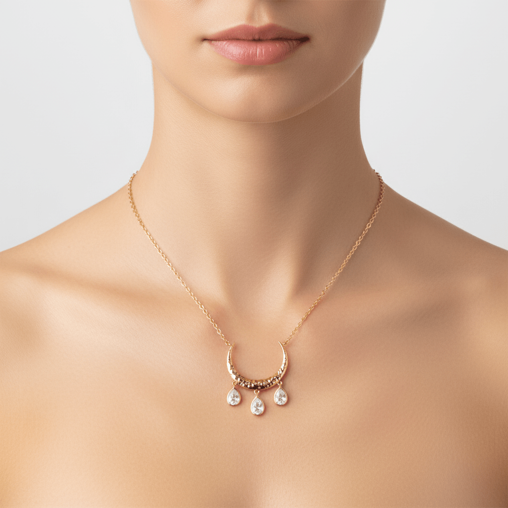 "Pendant of Abundant Blessings" Clear Crystal by Kristina Bazan by Natkina