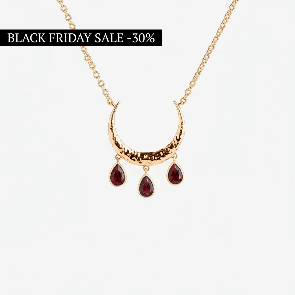 "Pendant of Abundant Blessings" Red Alamandine Garnet by Kristina Bazan by Natkina