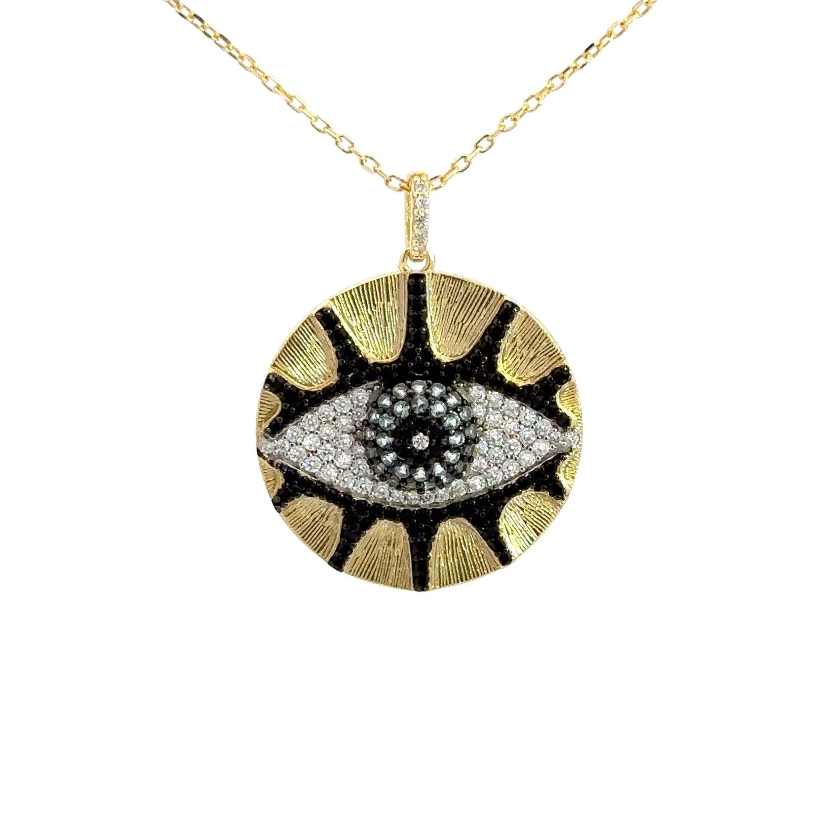 Radiant Guardian Pendant Evil Eye Collection by Natkina by Natkina