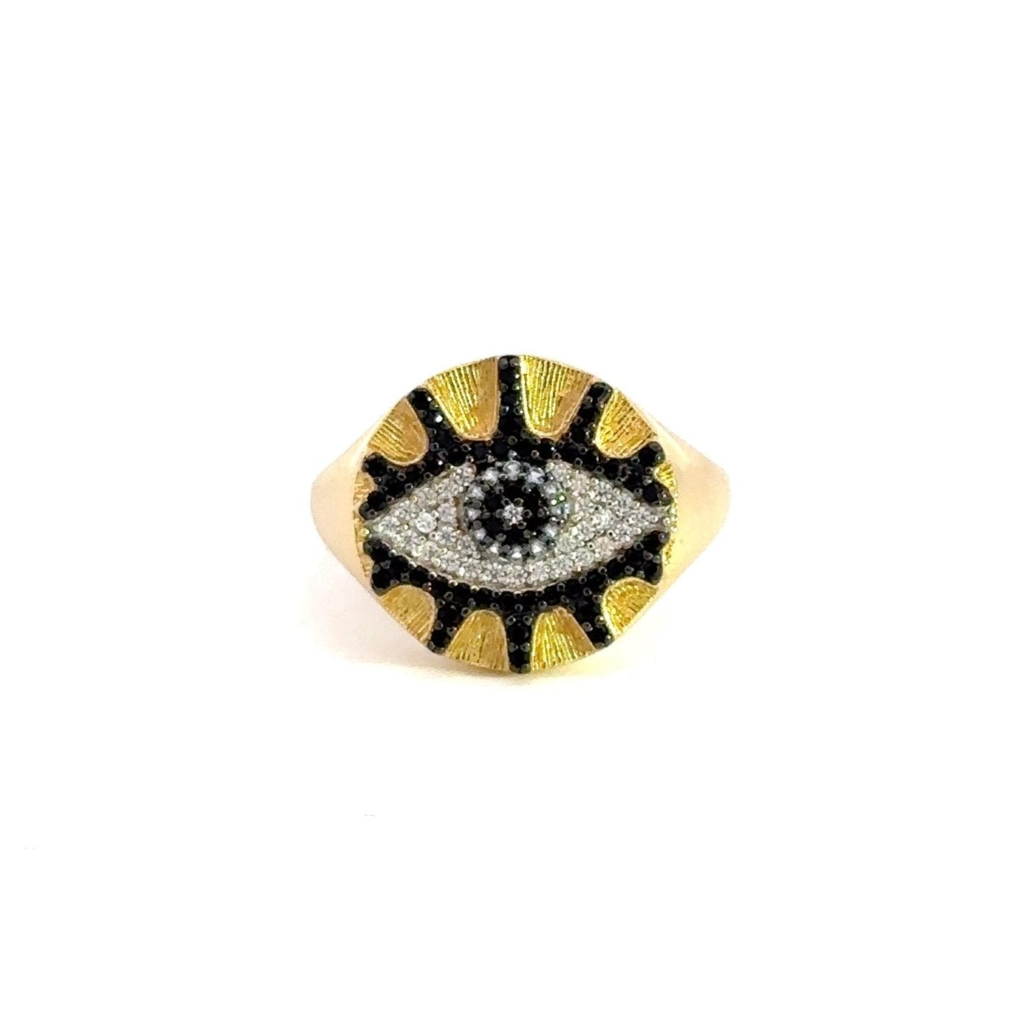 Radiant Guardian Ring The Evil Eye Collection by Natkina by Natkina