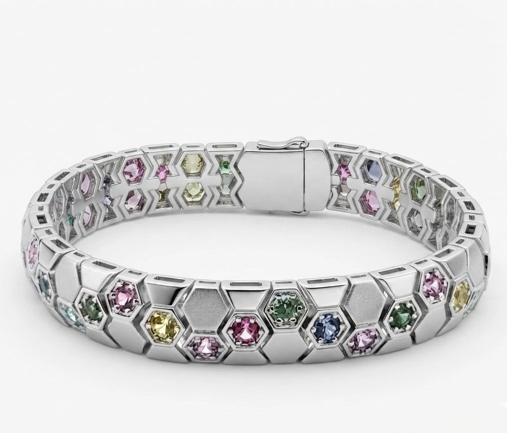 Rainbow Mosaic Bracelet by Natkina