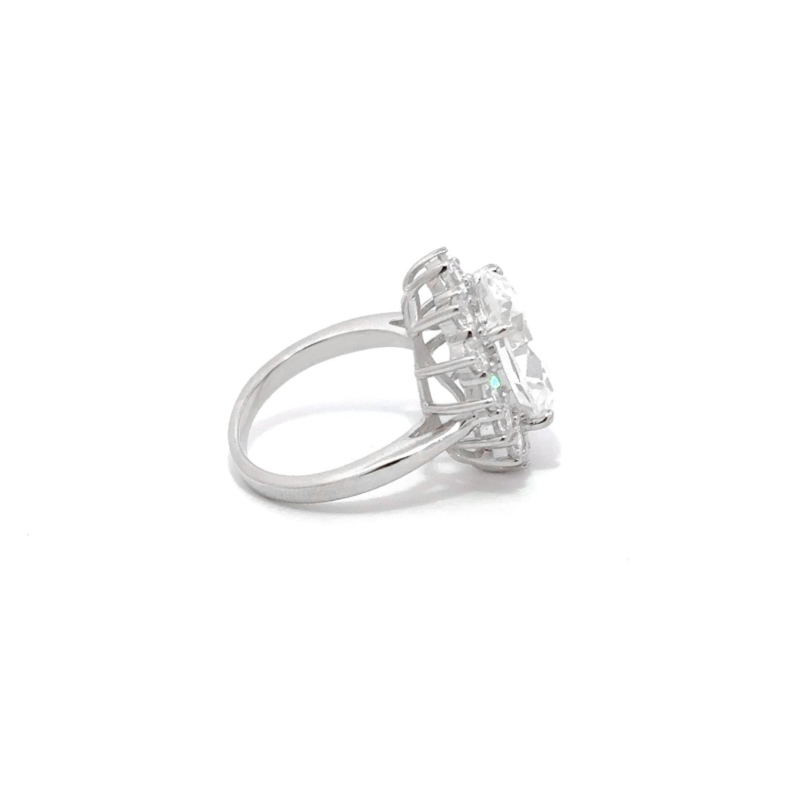 Raspberry Silver Ring by Natkina