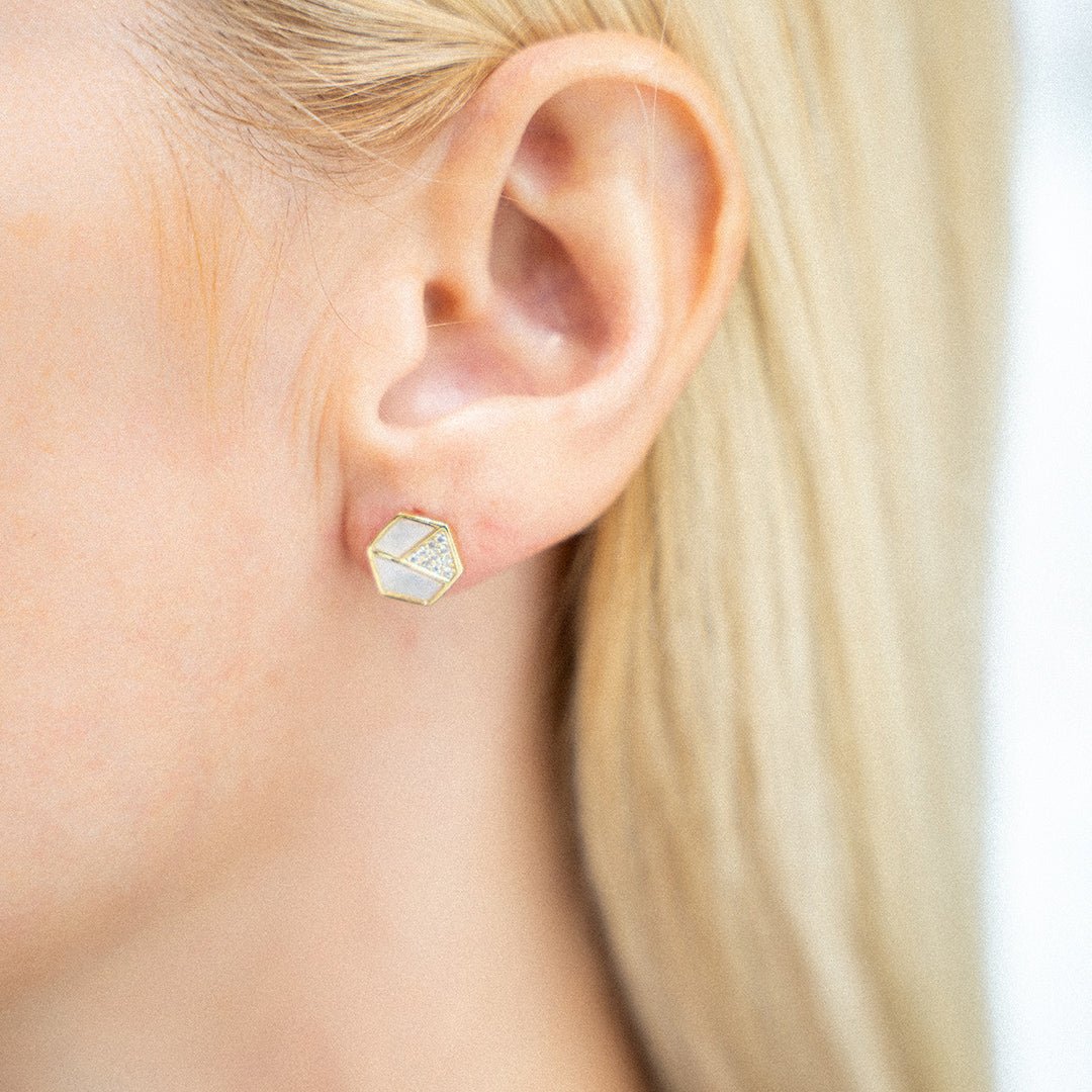Shape Silver Earrings by Natkina
