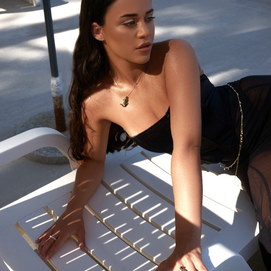 Silver Cascade Waist Chain by Natkina