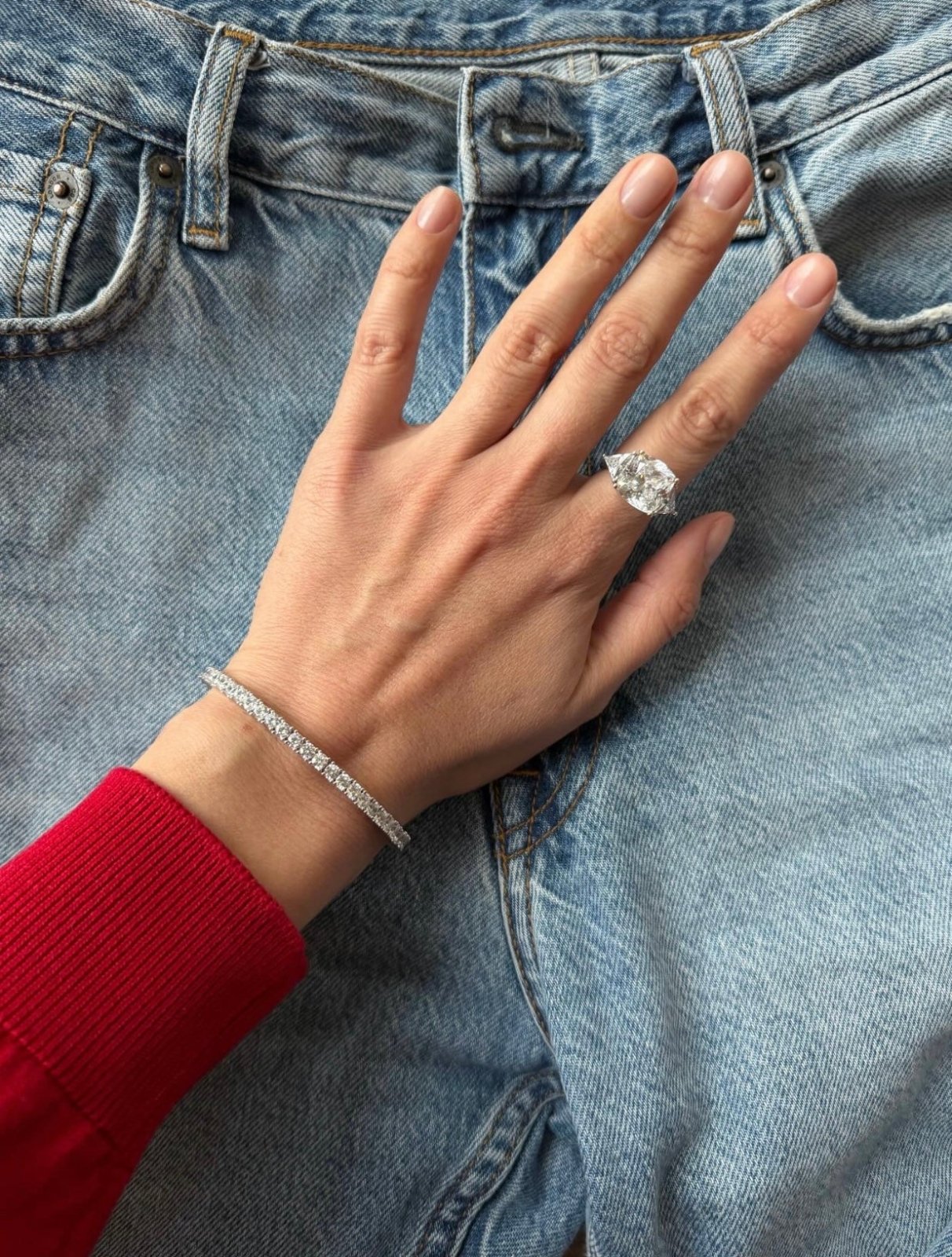 Sophisticated Shine Bangle Tennis Bracelet by Natkina