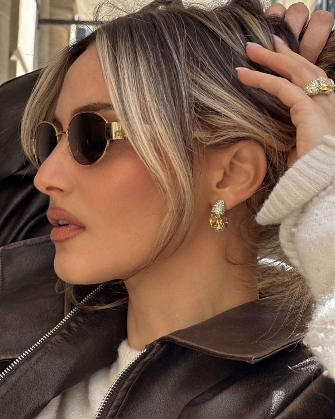 Sparkle Butter Earrings by Natkina
