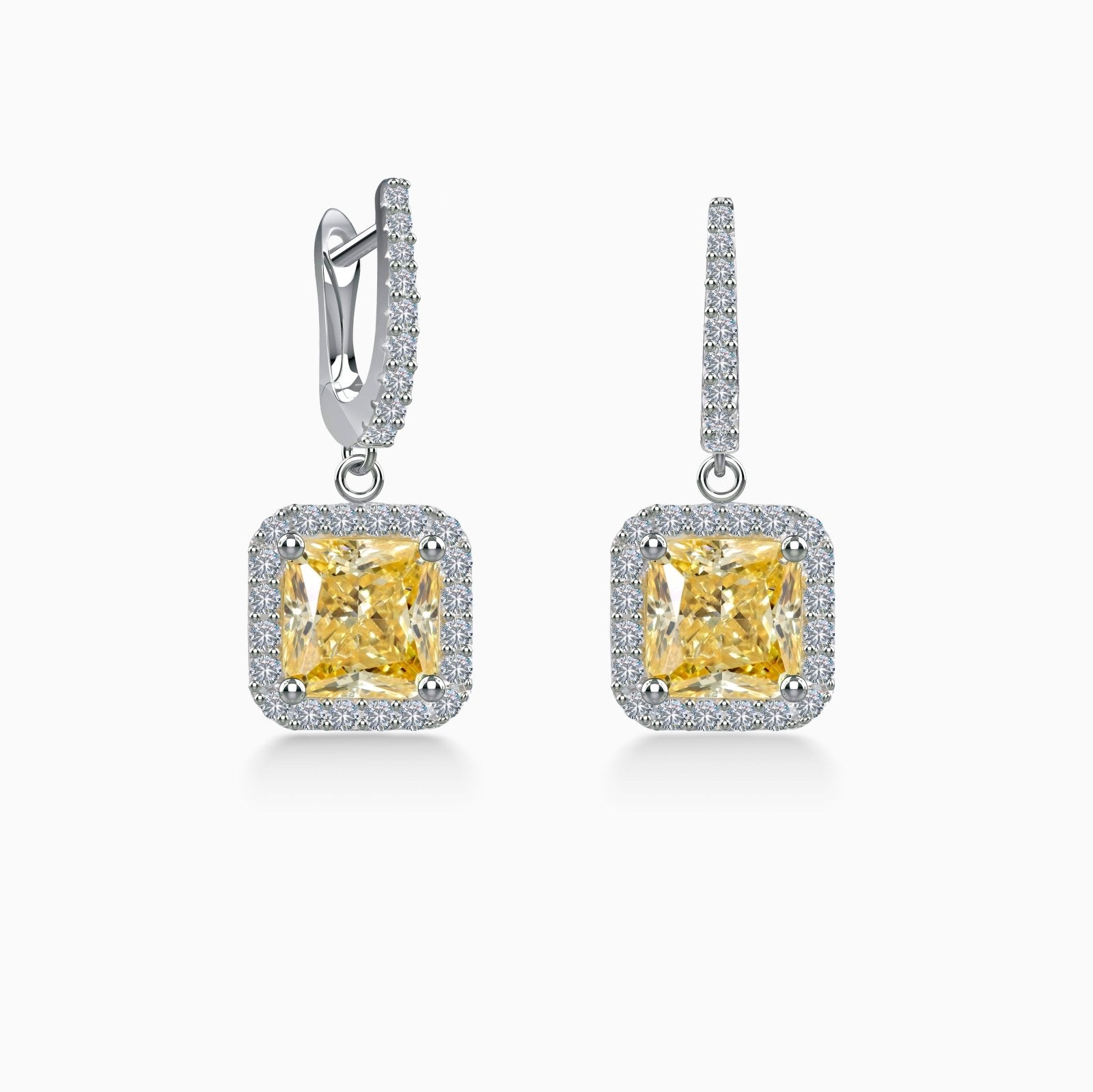 Square Leverback Earrings by Natkina