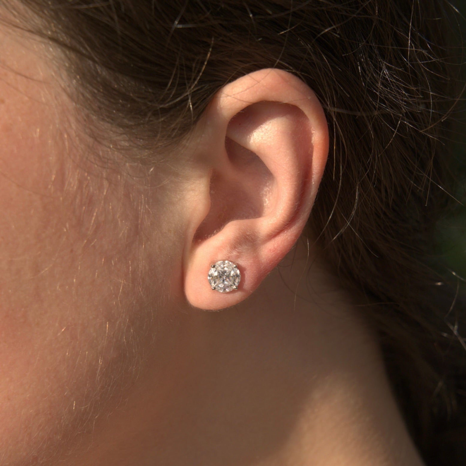 Sterling Grace Round Earrings by Natkina