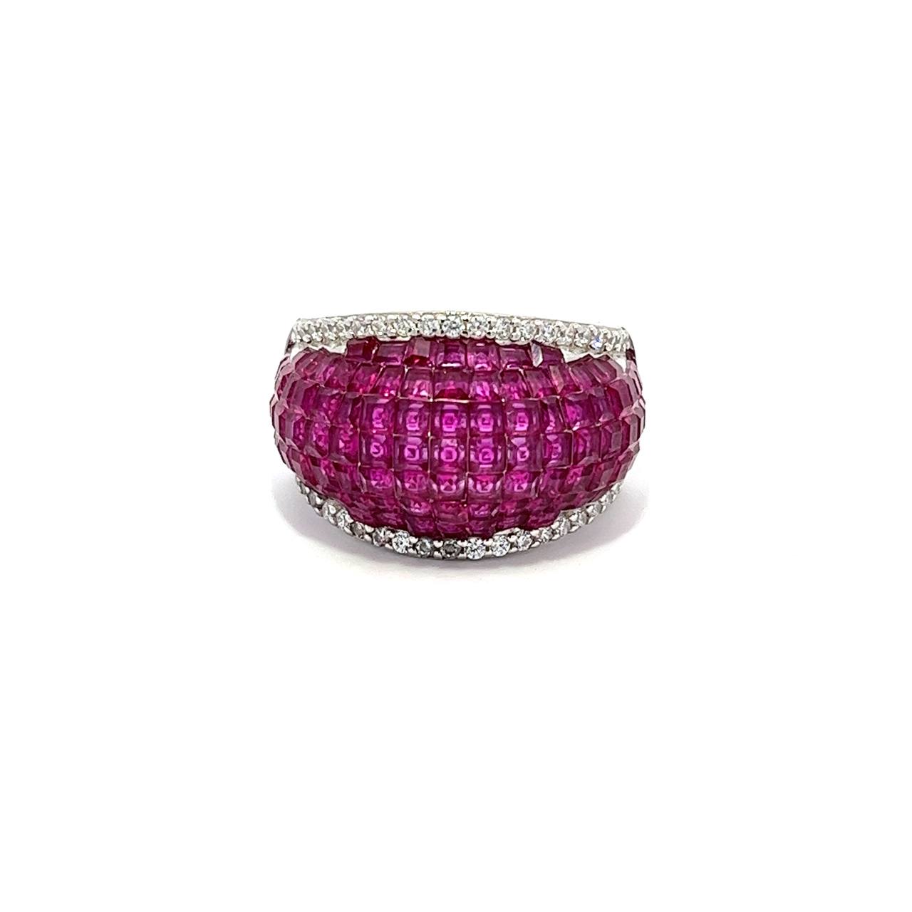Te Amo by Fall In Love Silver Ring by Natkina