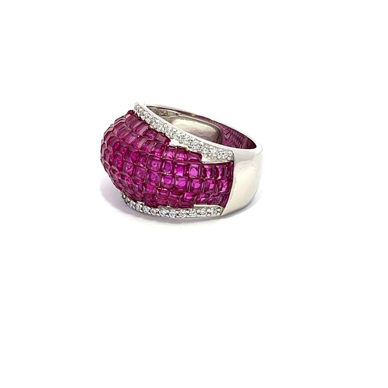 Te Amo by Fall In Love Silver Ring by Natkina