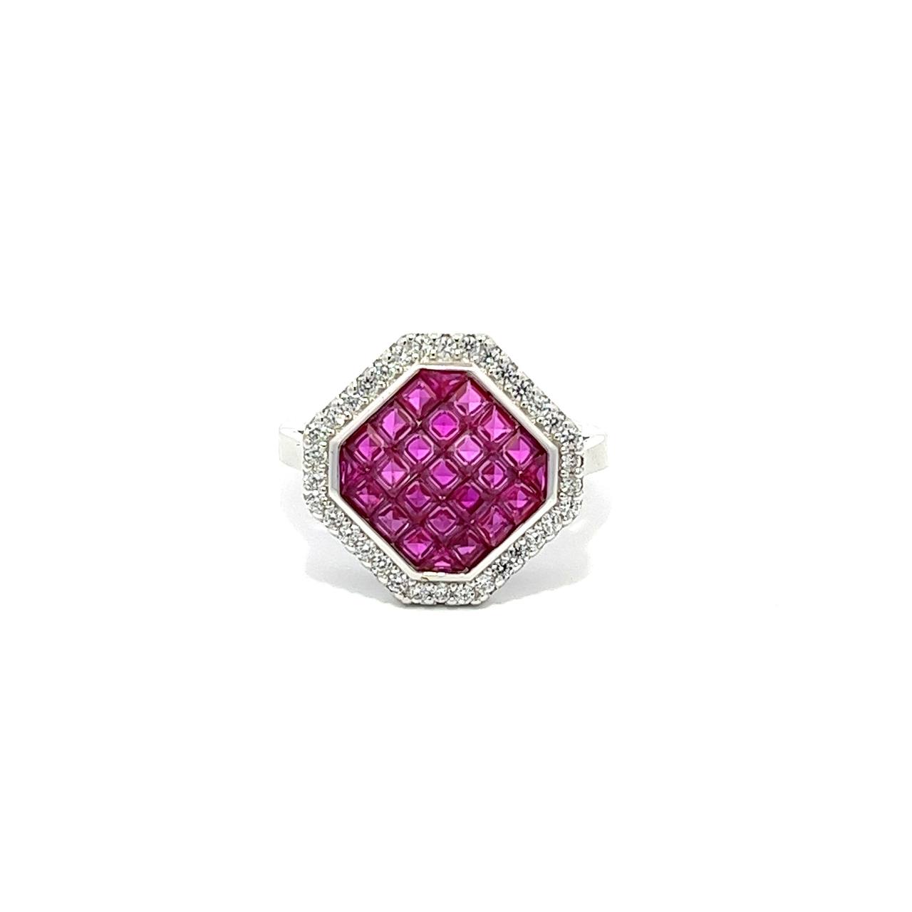 Tender Kiss by Fall In Love Silver Ring by Natkina