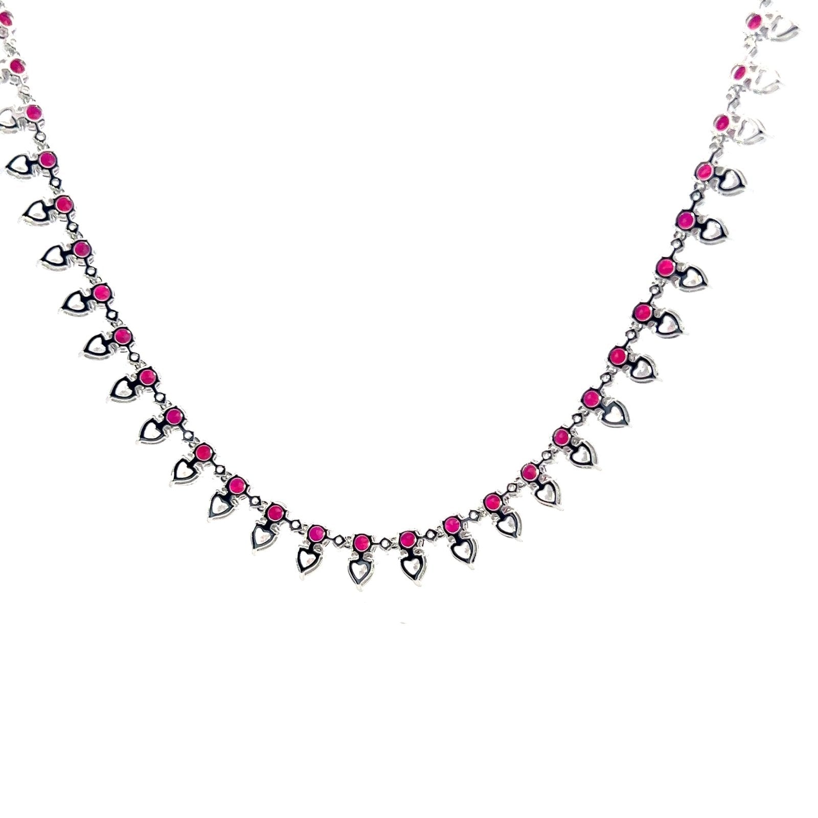 The "Light before Sunset" Ruby Necklace by Natkina