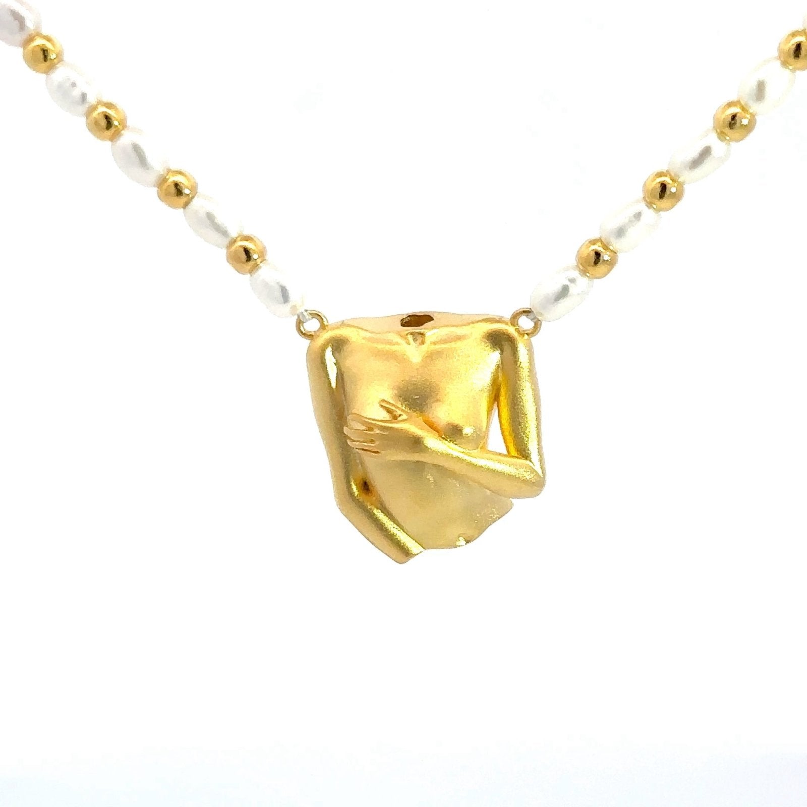 The Venus' Body Silver Necklace Body Shape Collection by Natkina