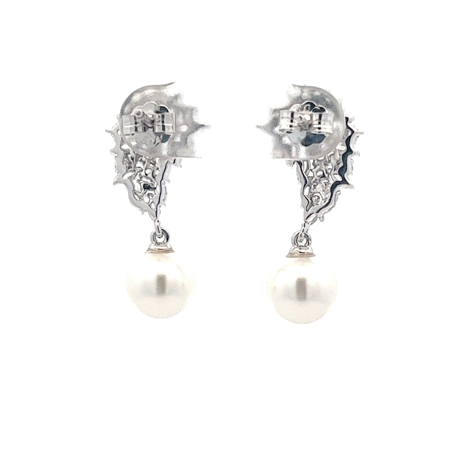 Wings Pearls Earrings by Natkina