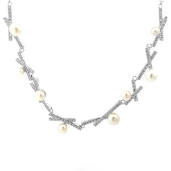 Geometry Baby Pearl Chaos Necklace