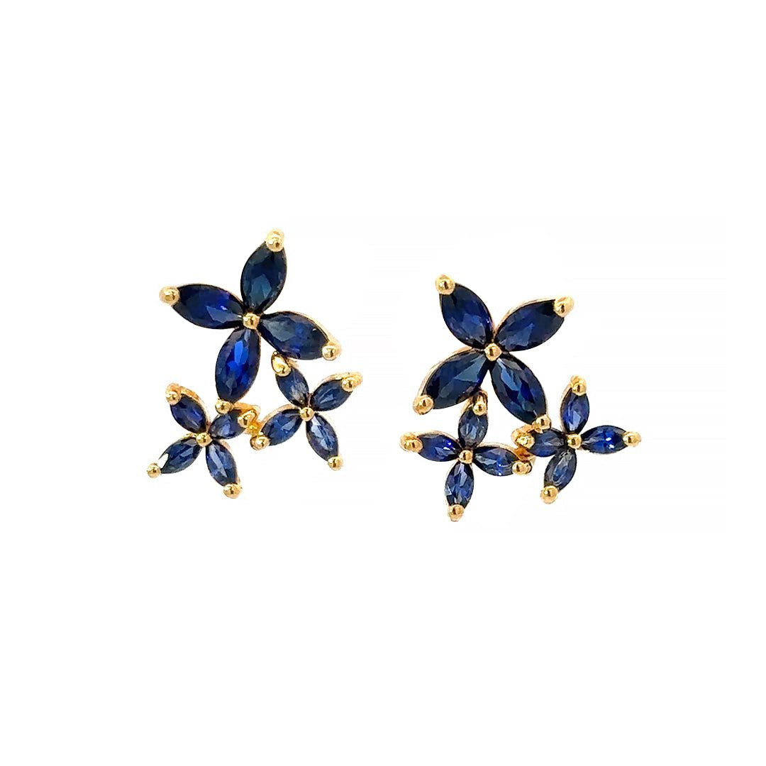 3 Flowers Earrings by Natkina