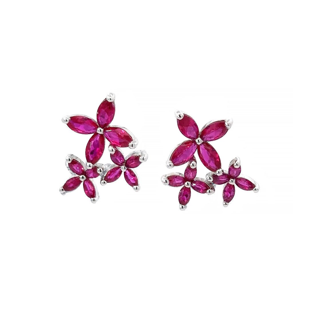 3 Flowers Earrings by Natkina