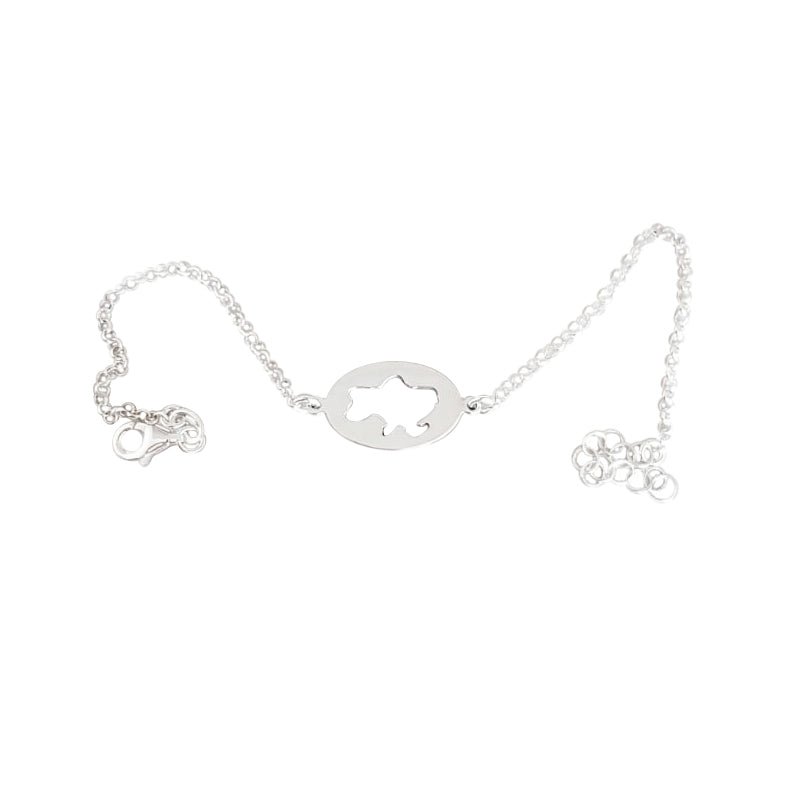 +380 Ukrainian Map Chain Bracelet