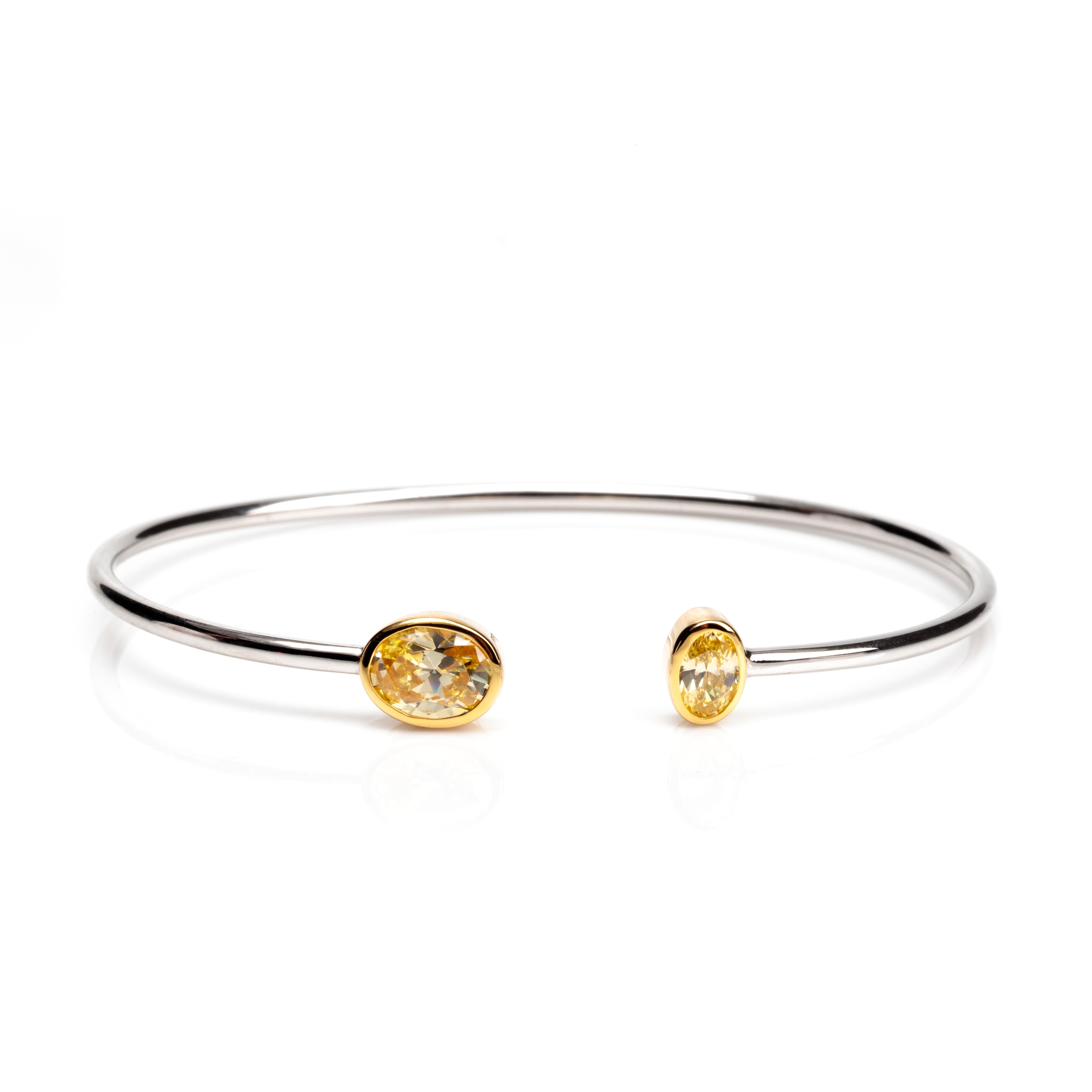 Silver & Gold Gem Choker