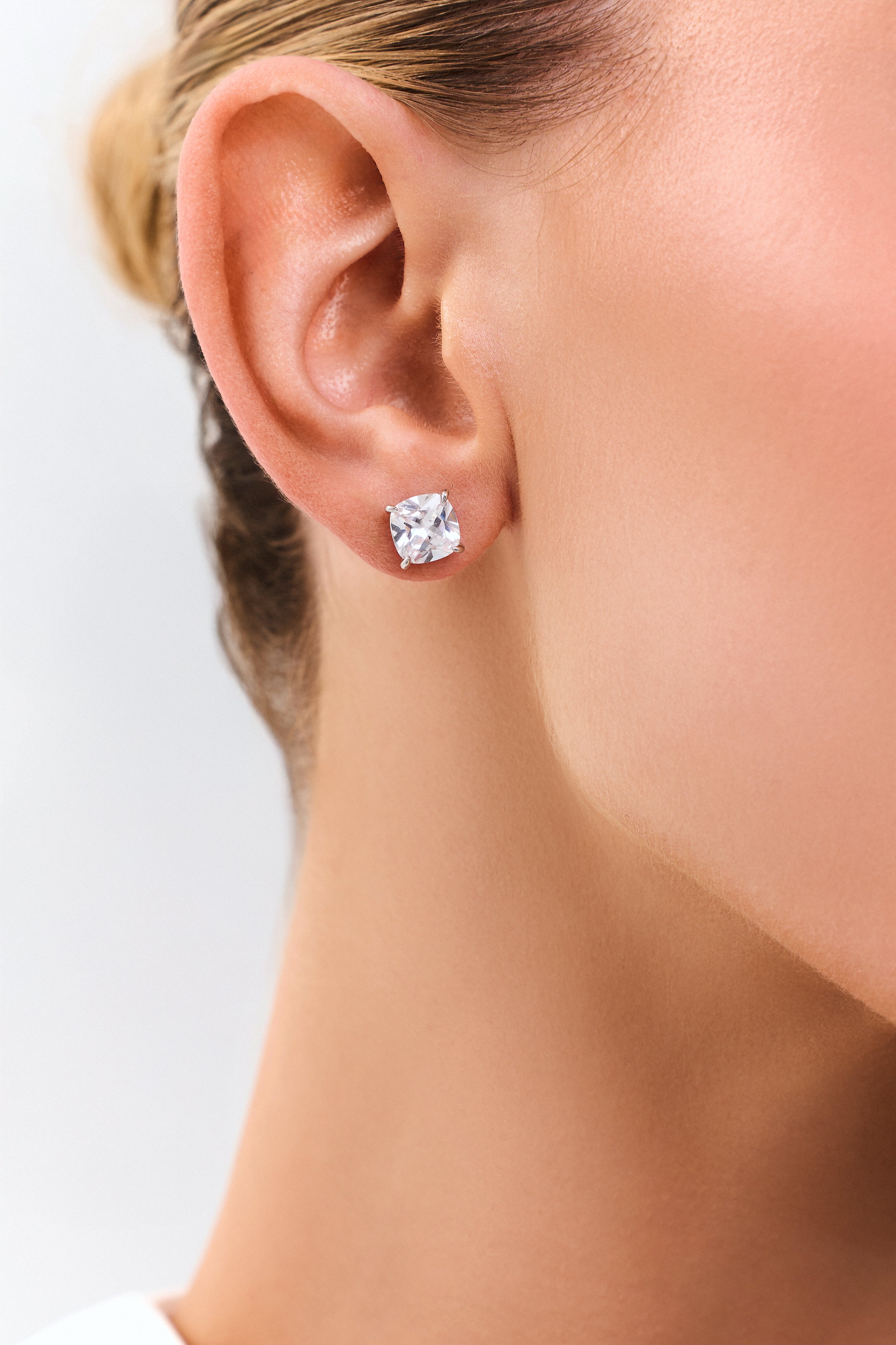 Classic Cushion Cut Studs
