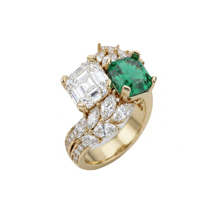 Jackie Kennedy Inspired Engagement Ring