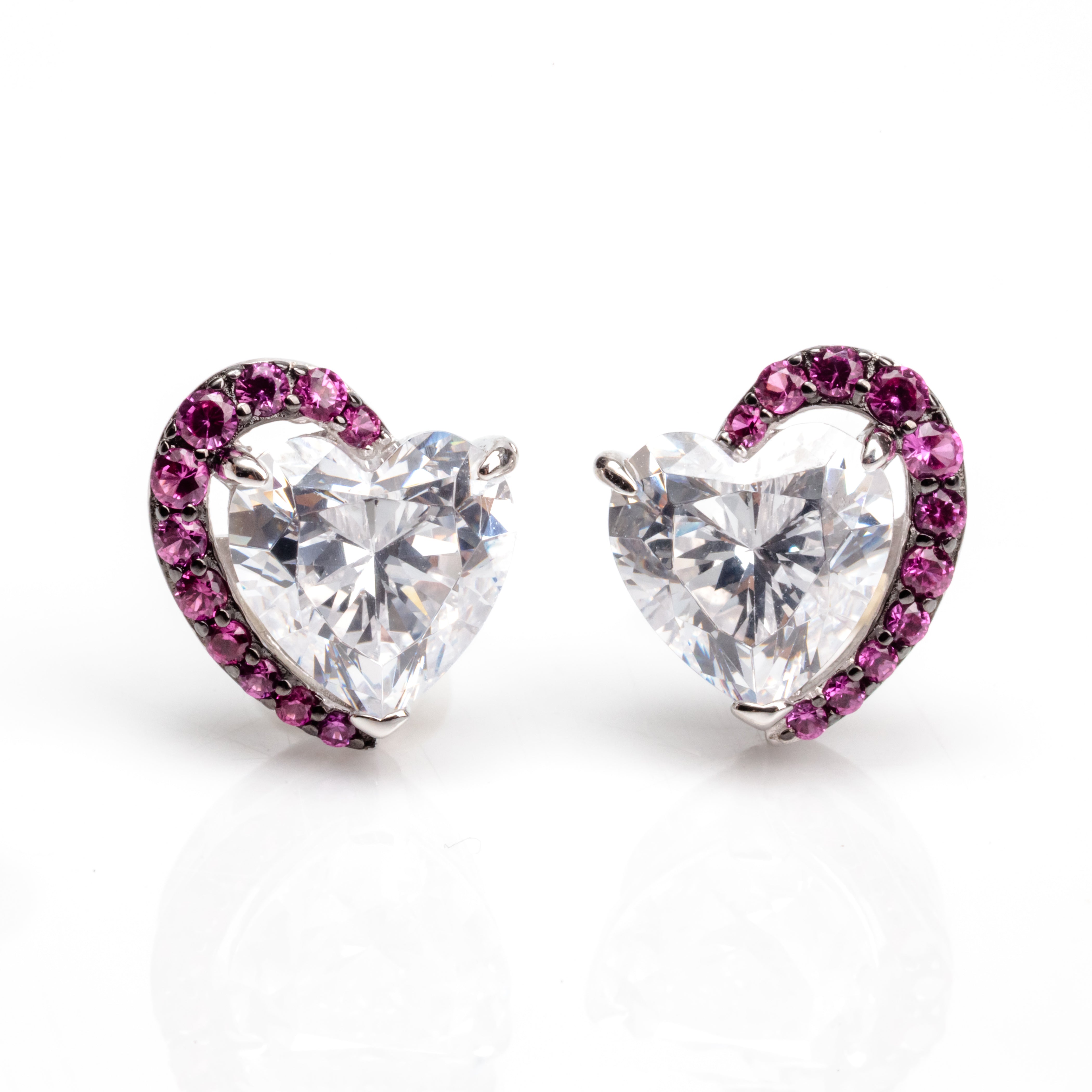 Silver Heart Earrings