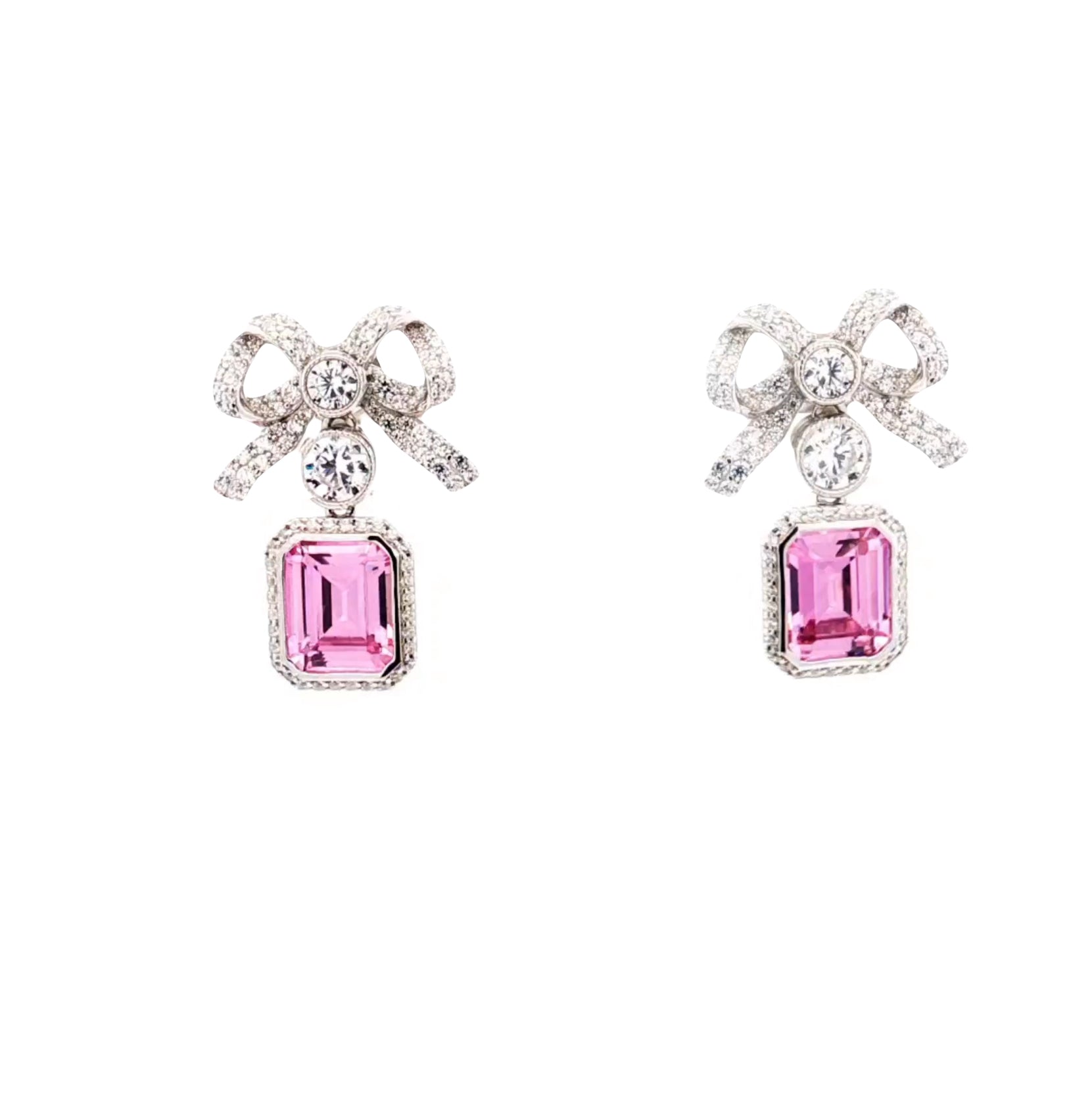 Gem Bow Earrings