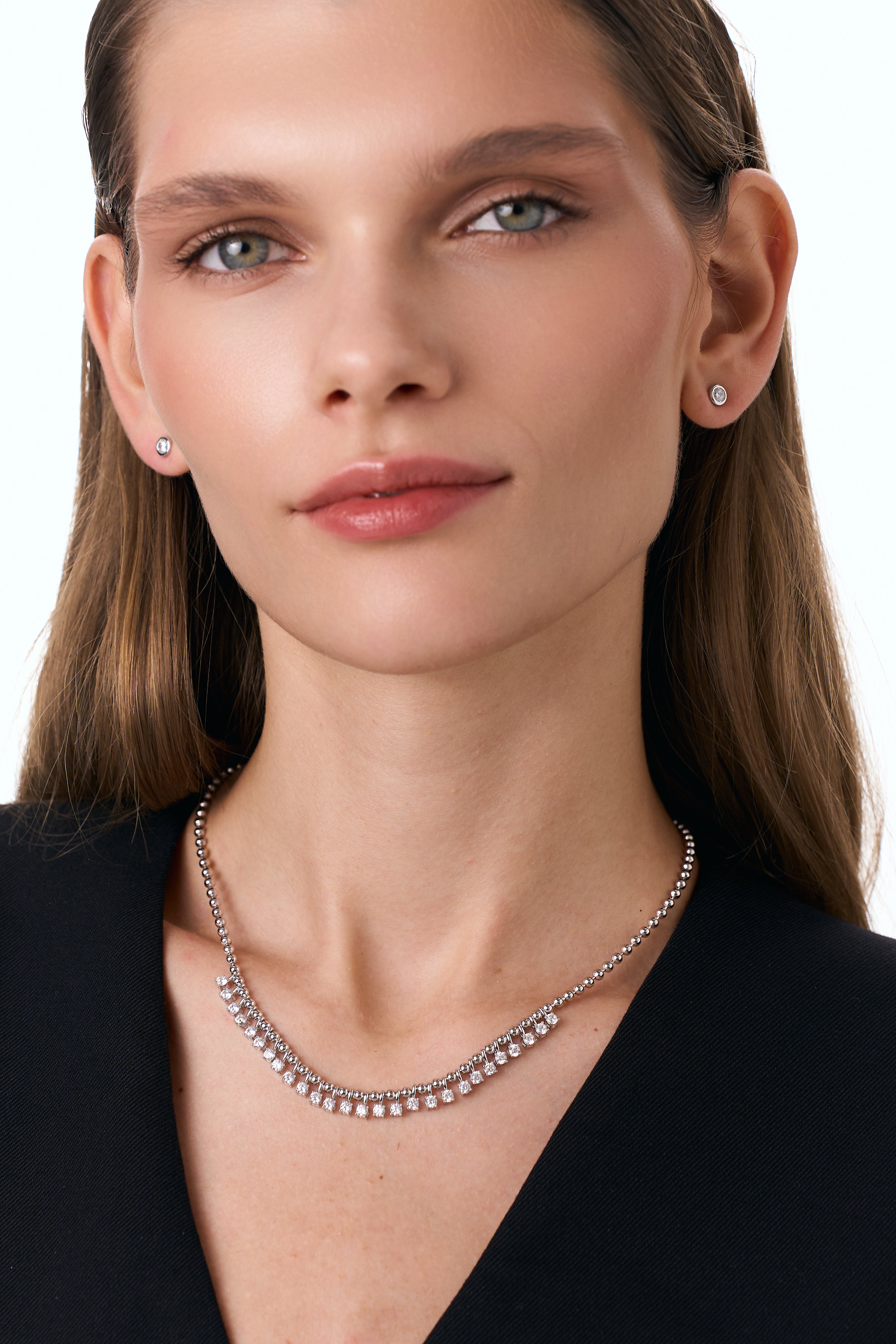 Silver Sparkling Necklace