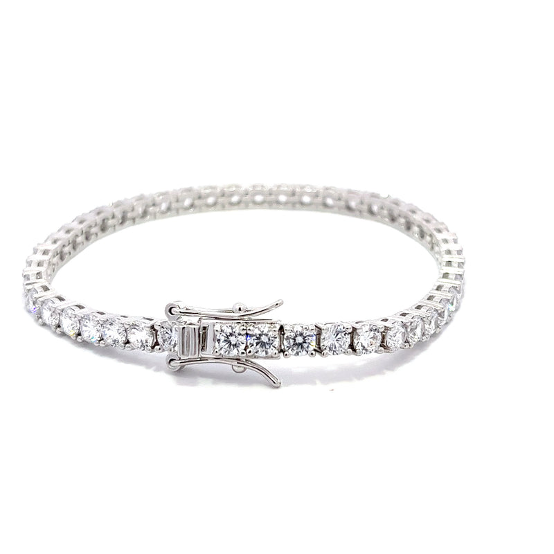 Royal Diamond Tennis Silver Bracelet Imitation