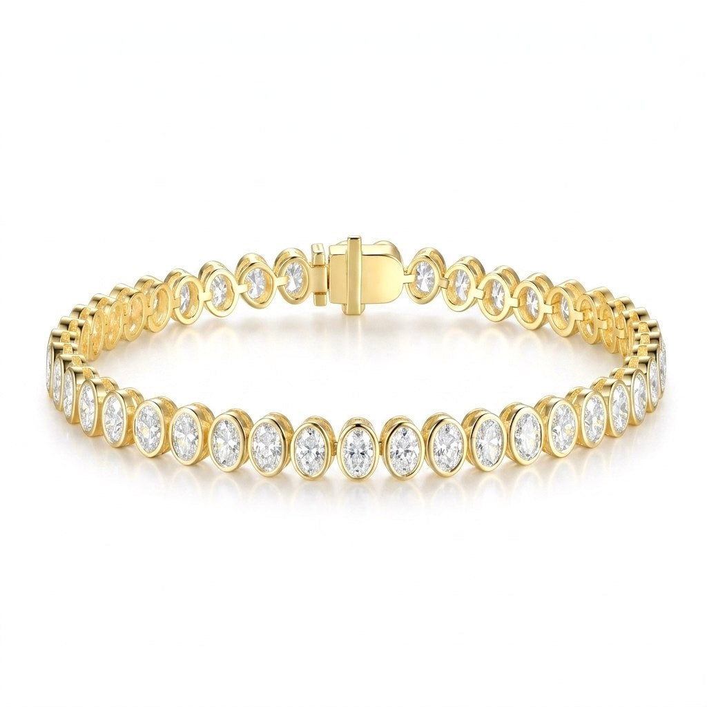 Oval Bezel Bracelet