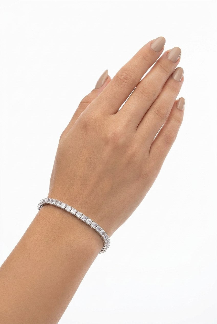 Tennis Silver Bracelet 4mm