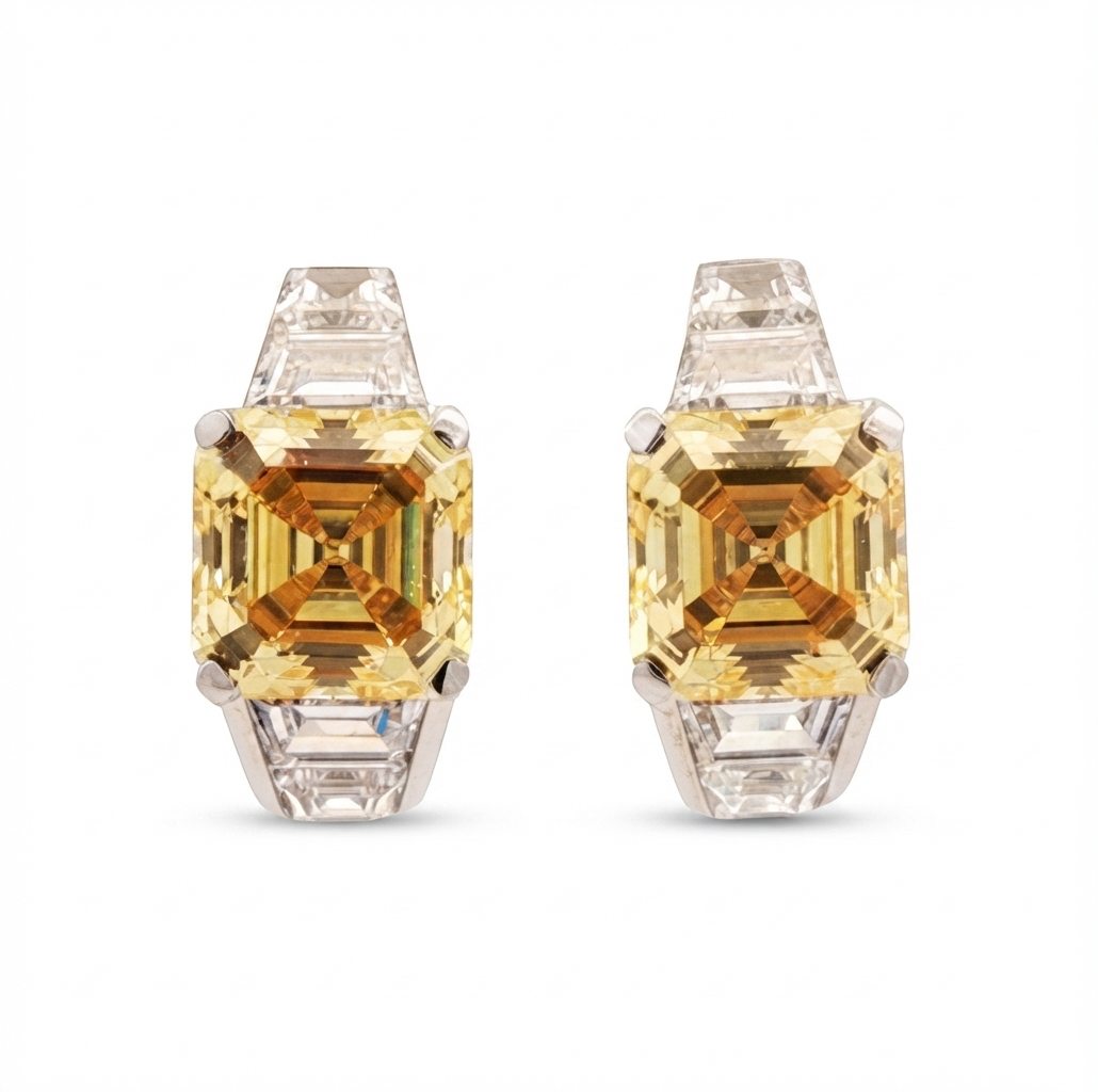 Silver Statement Clip-on Earrings