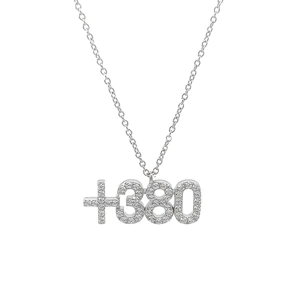 +380 Ukrainian Necklace Zirconia