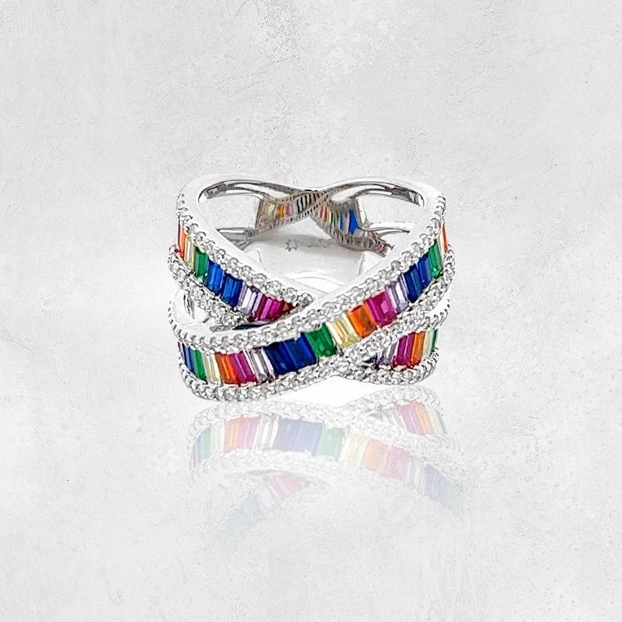 Laverna jewelry store rainbow ring