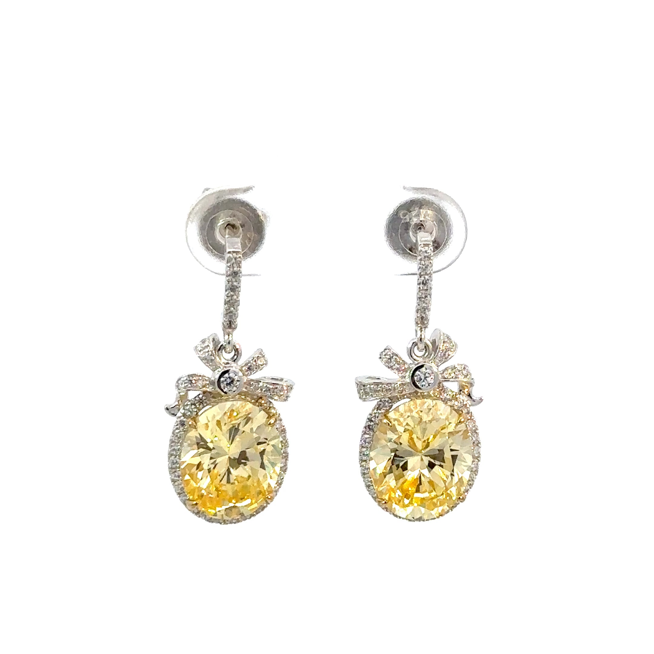 Pineapple Silver Earrings