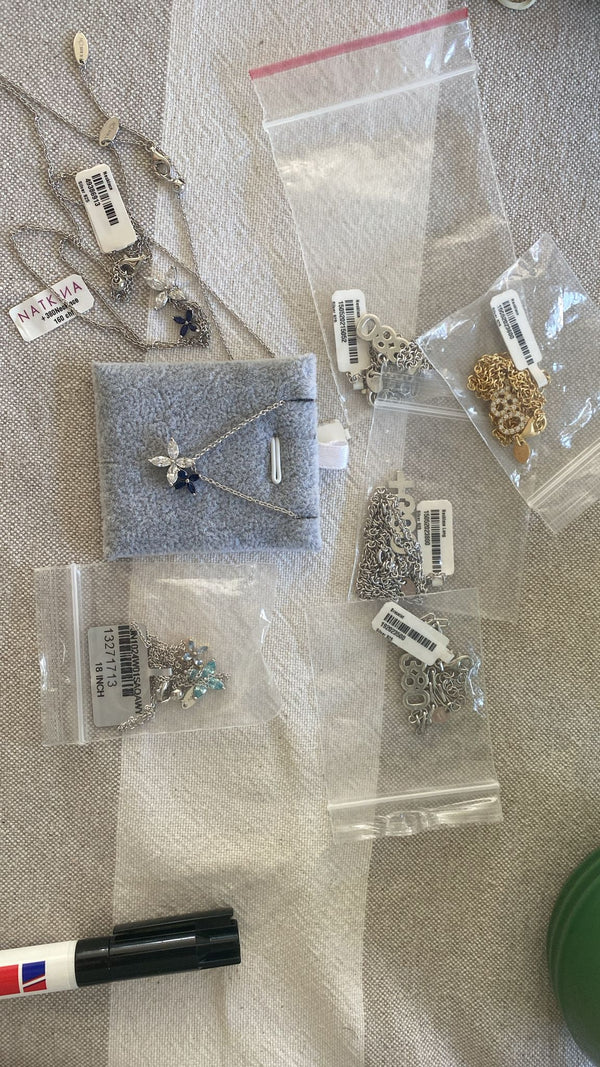 Multi (Zurich) Flower Silver Necklace