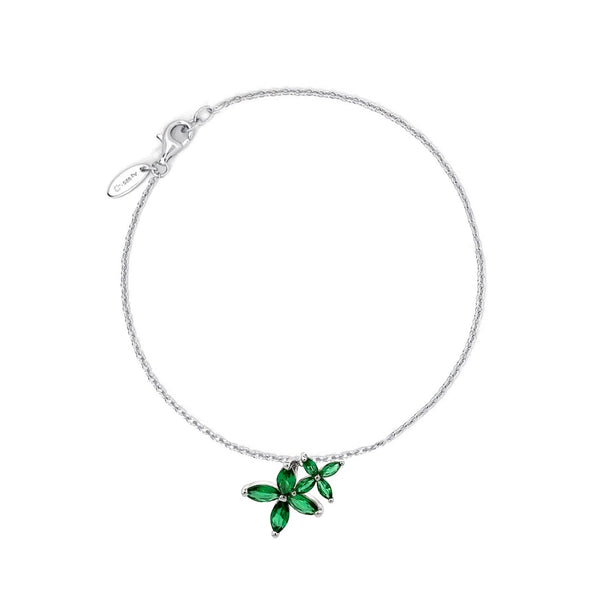 Flower Silver Bracelet