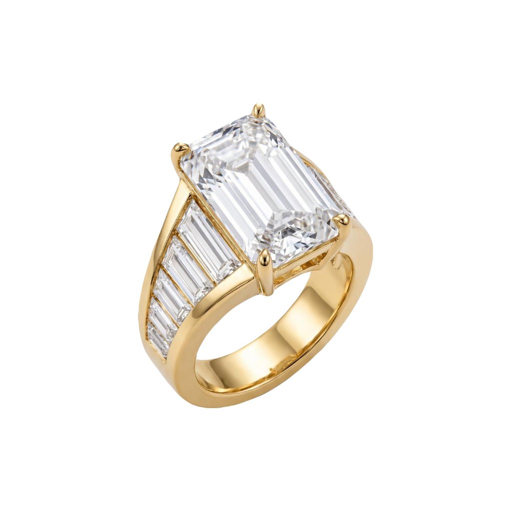 Angelina Jolie Inspired Engagement Ring Bigger size by Natkina