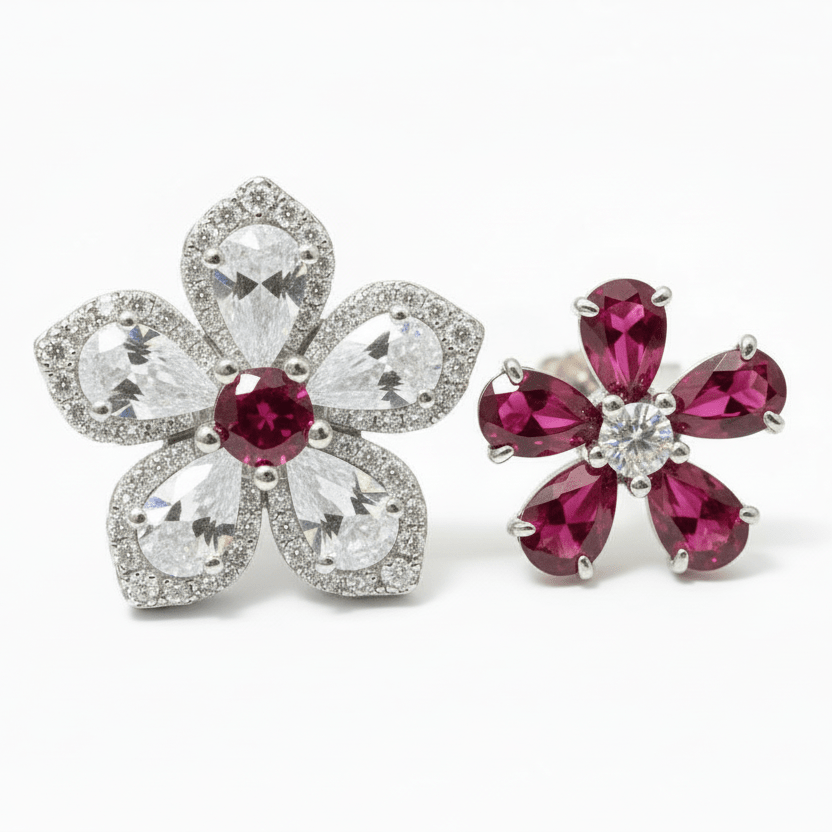 Arctic Bloom Earrings by Natkina