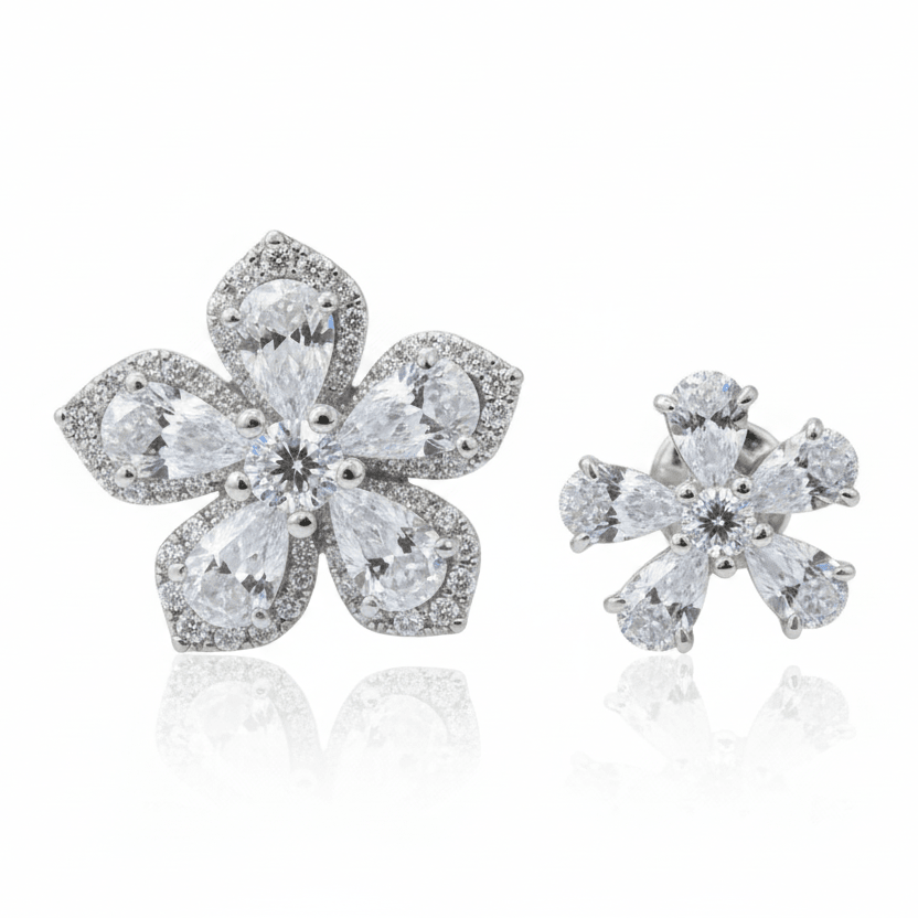 Arctic Bloom Earrings by Natkina