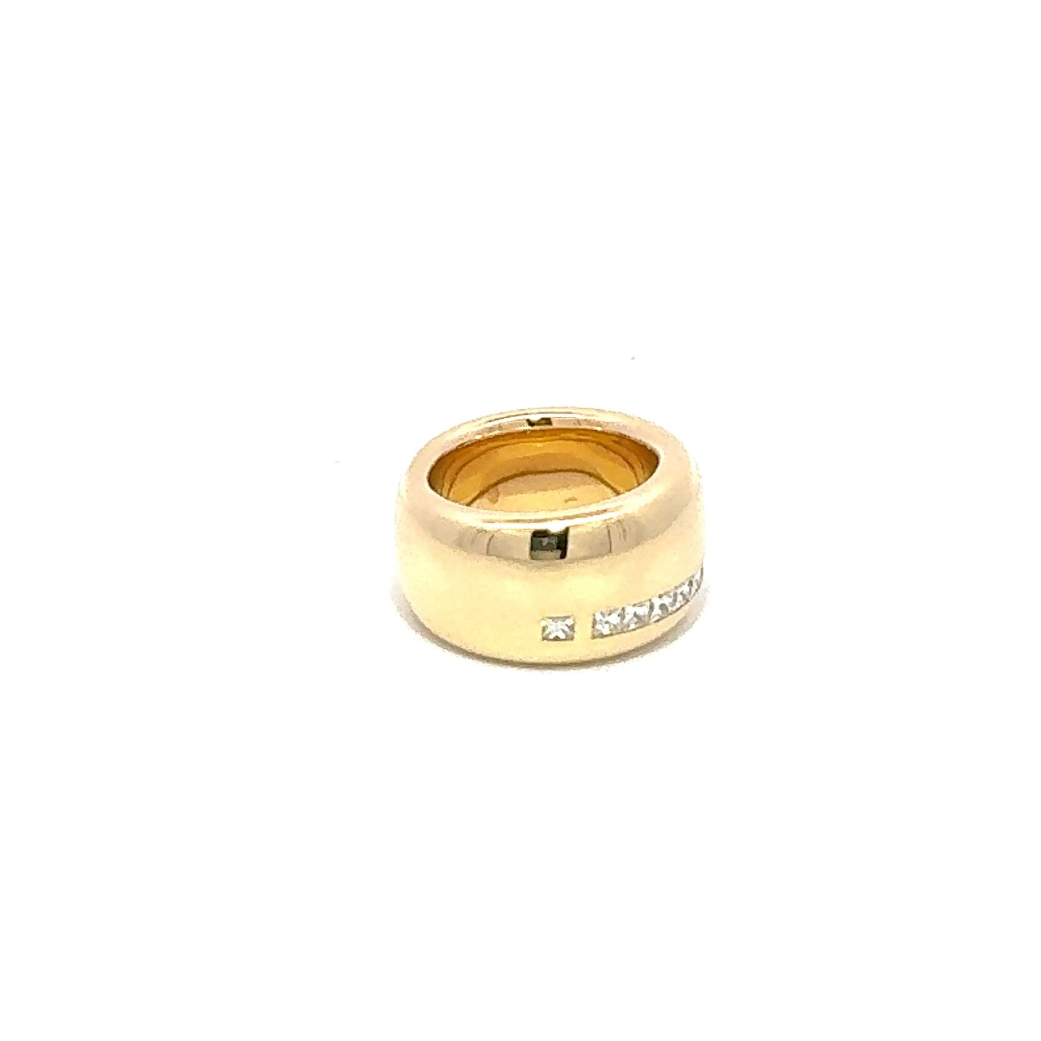 Band Diamond Yellow 18K Exclusive Ring by Natkina