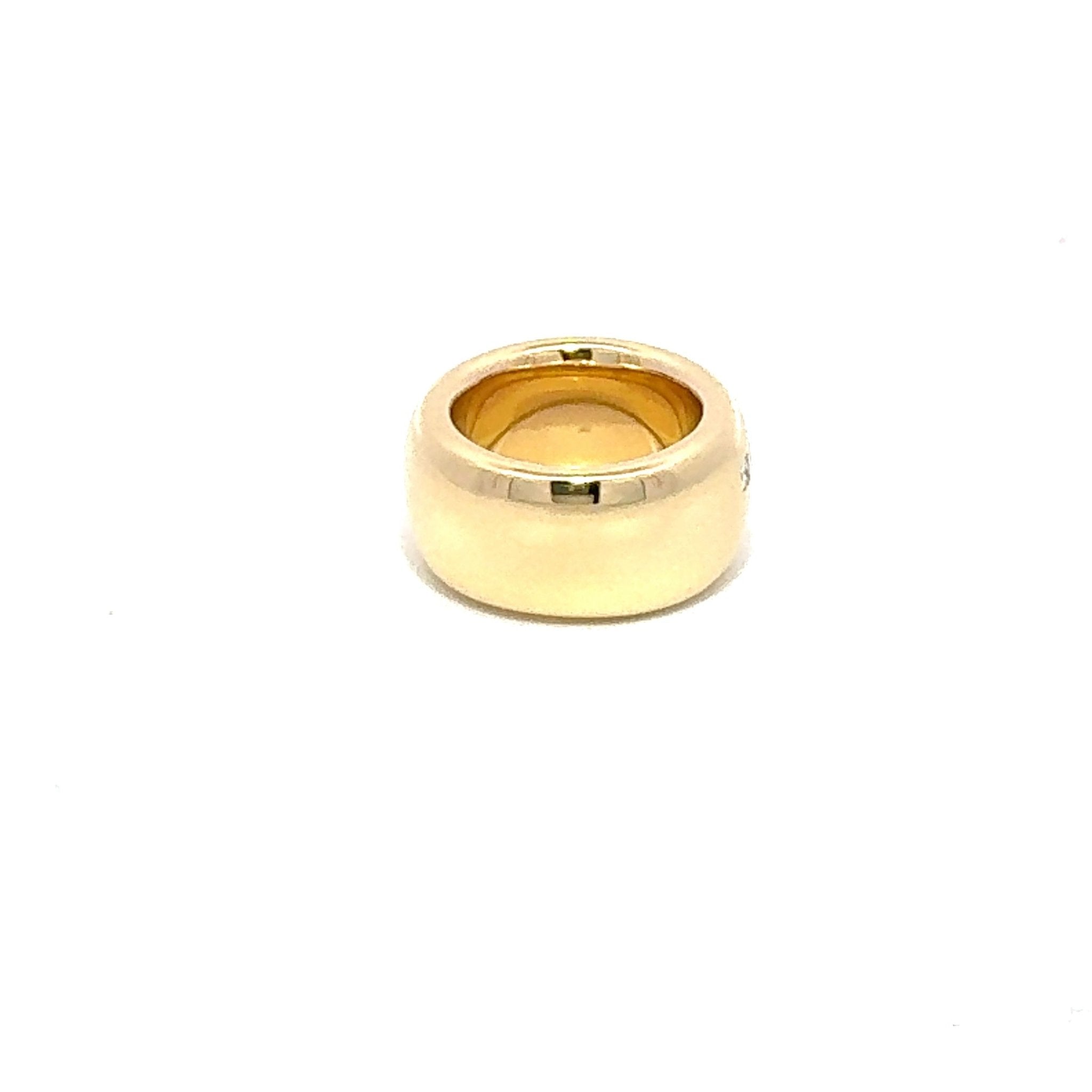 Band Diamond Yellow 18K Exclusive Ring by Natkina