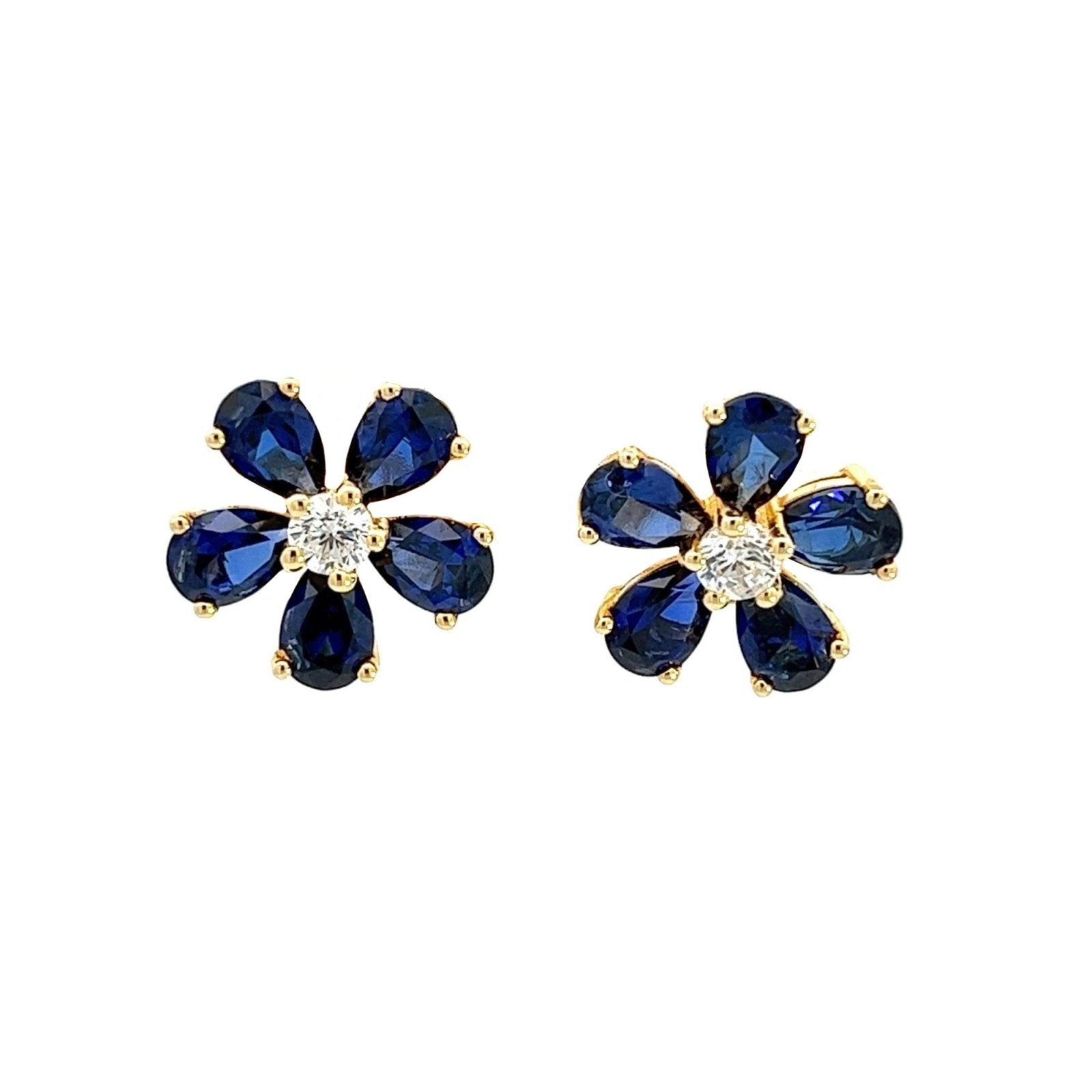 Beautiful flower studs by Natkina