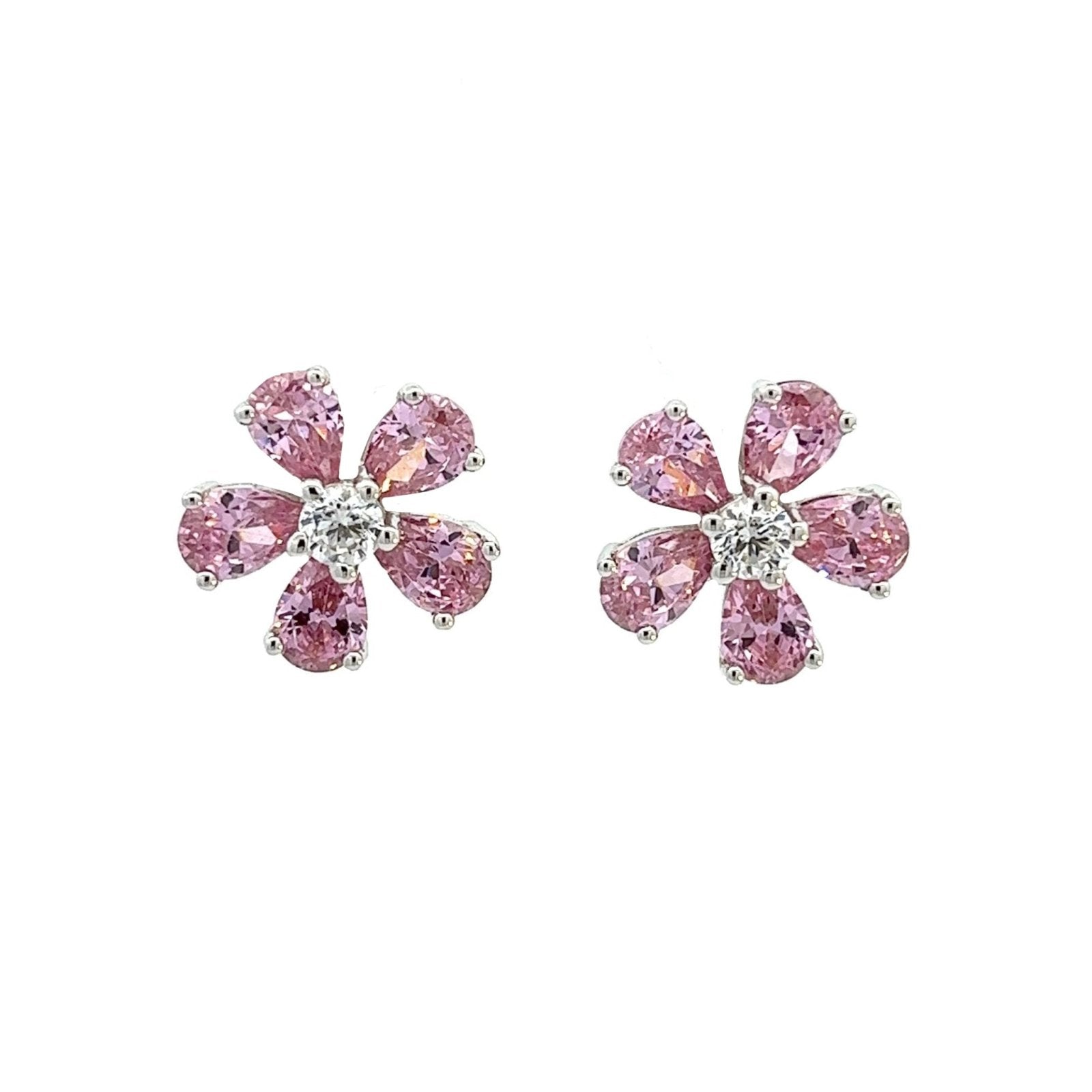 Beautiful flower studs by Natkina