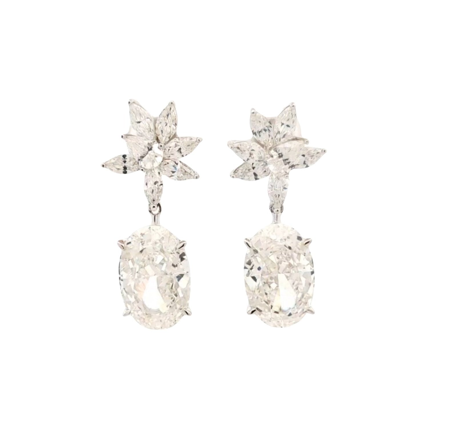 Blooming Silver Earrings by Natkina