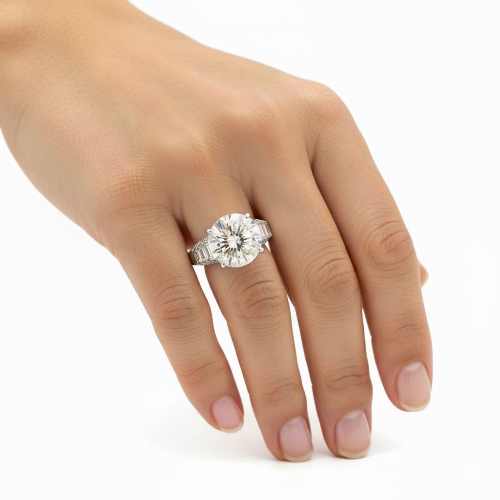 Brilliant Silver Ring by Natkina