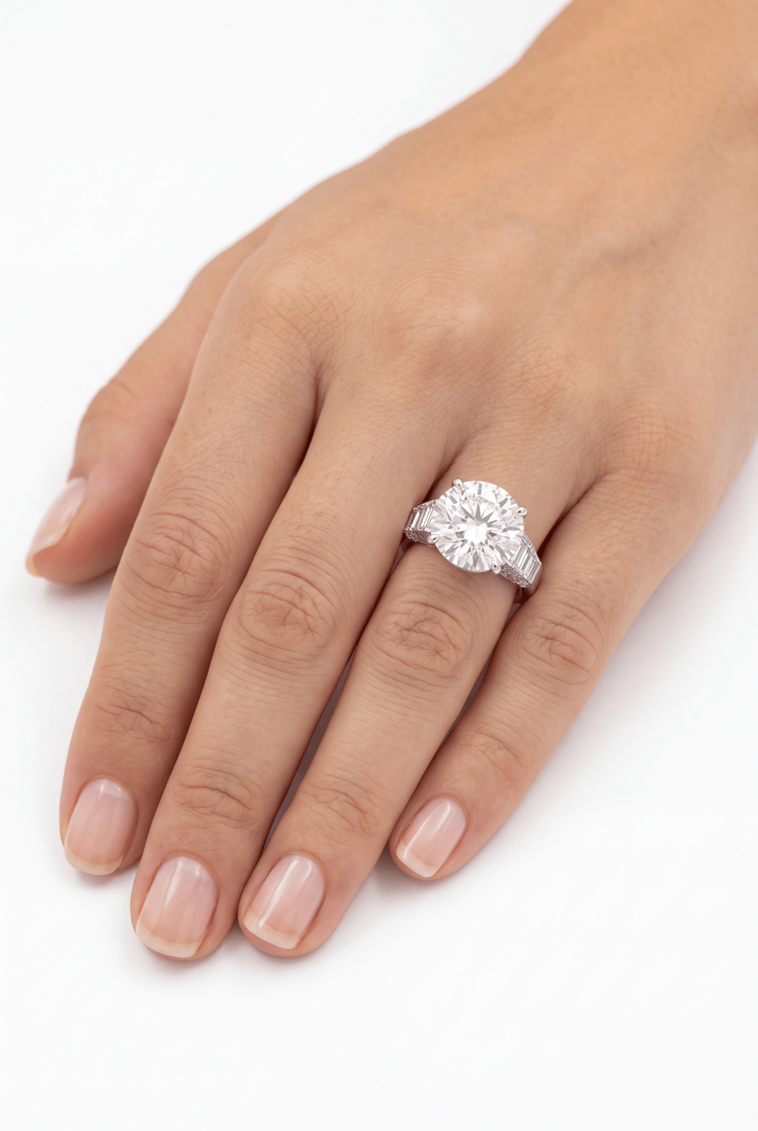 Brilliant Silver Ring by Natkina