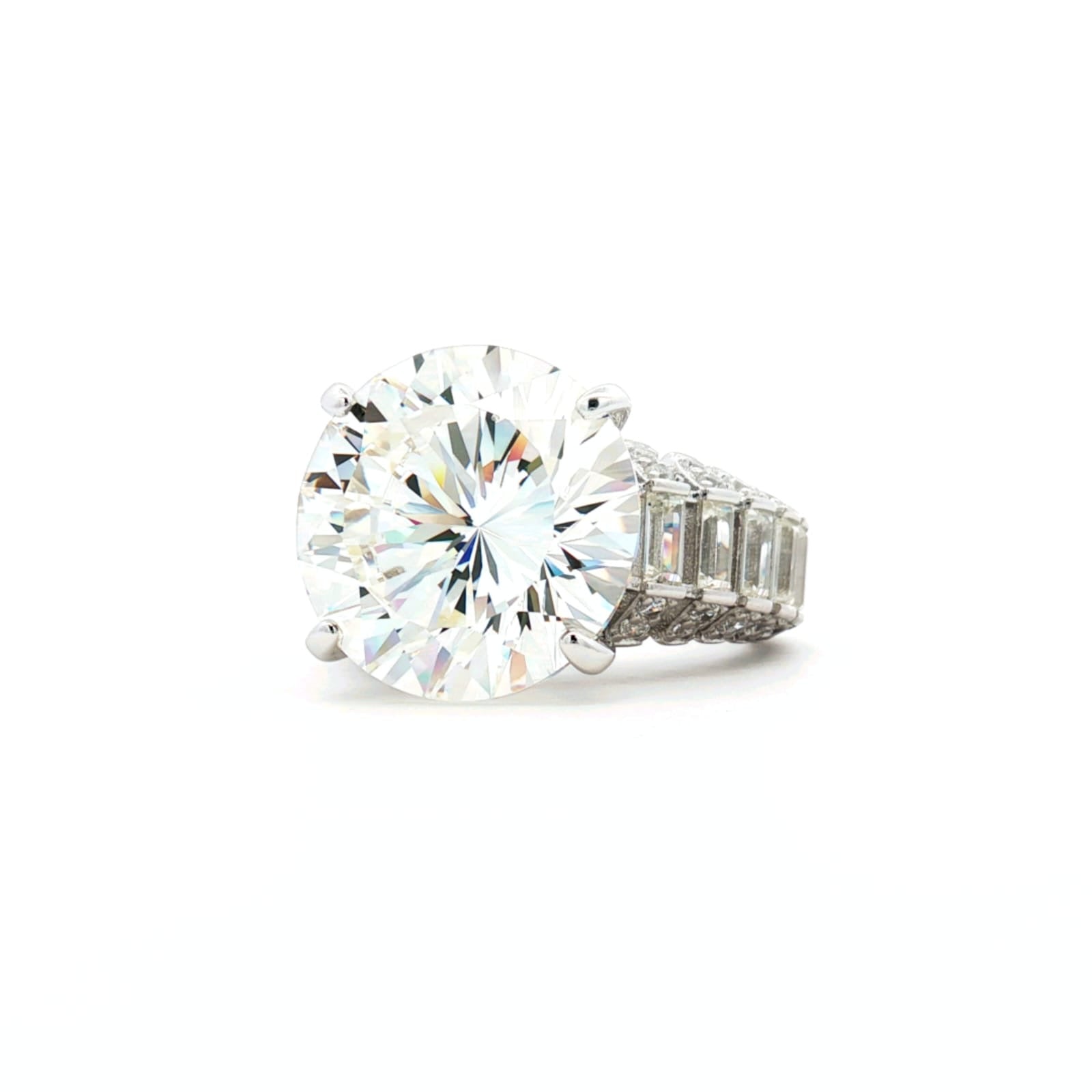 Brilliant Silver Ring by Natkina
