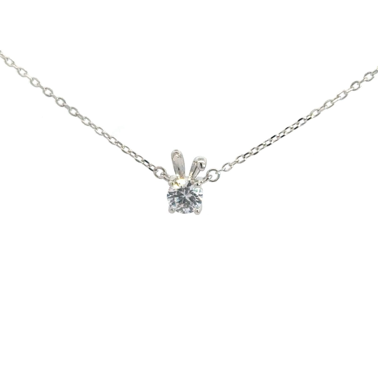 Bunny Silver Necklace by Natkina